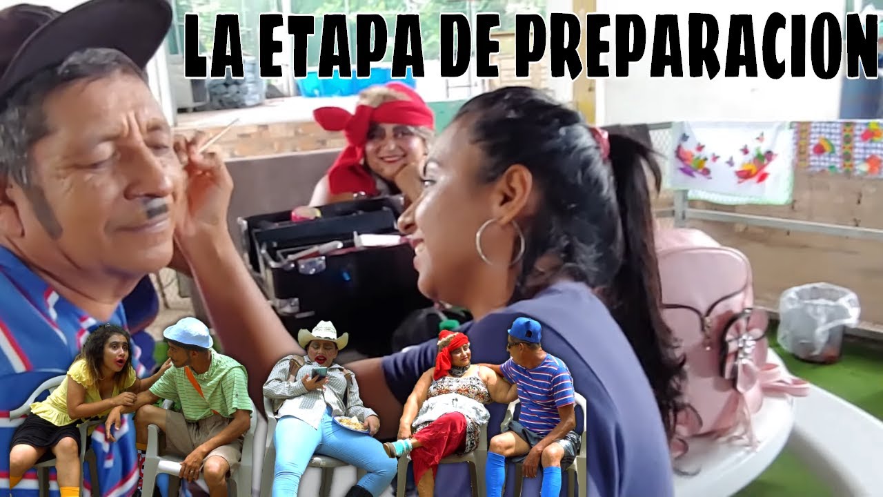 Asi es la preparacion de los personadejes de Chupamela & Demeciano. Detras de camaras. Parte 1