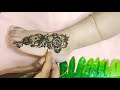 Simple Mehendi/Henna design for Leg | Floral design | for party | Body art