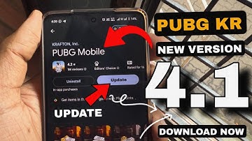 PUBG KR 4.1 UPDATE | HOW TO UPDATE PUBG KR 4.1 NEW VERSION