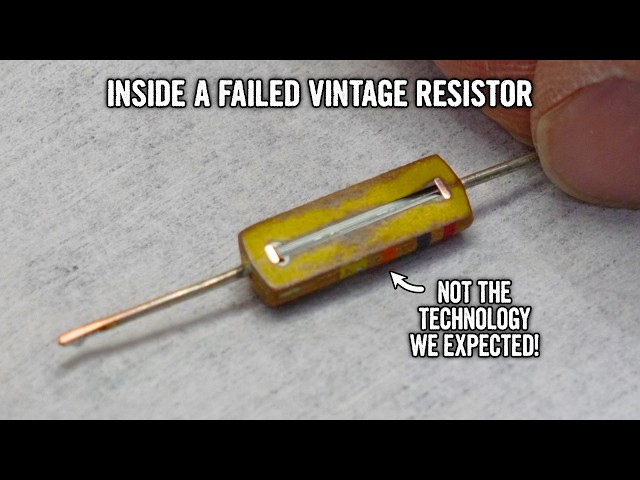 We slice a resistor open to find out why it failed