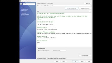 TaskScript (For SOLIDWORKS PDM Professional only) - PDMShell