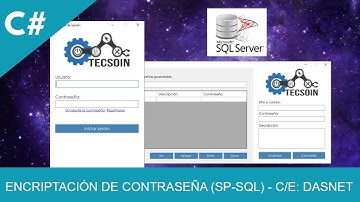 Encriptar contraseñas - C#, SQL Server & Procedimientos Almacenados (Parte 1/3)