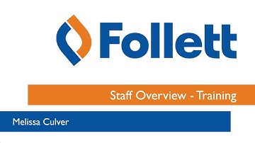 Follett Destiny - New Staff Training