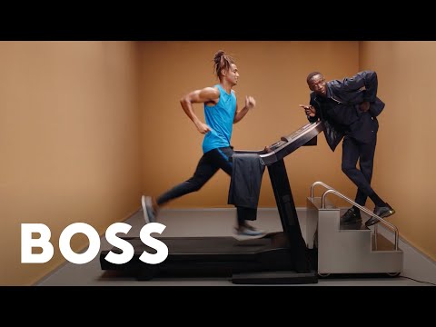 Khaby Lame in BOSS Performance Green Active | BOSS