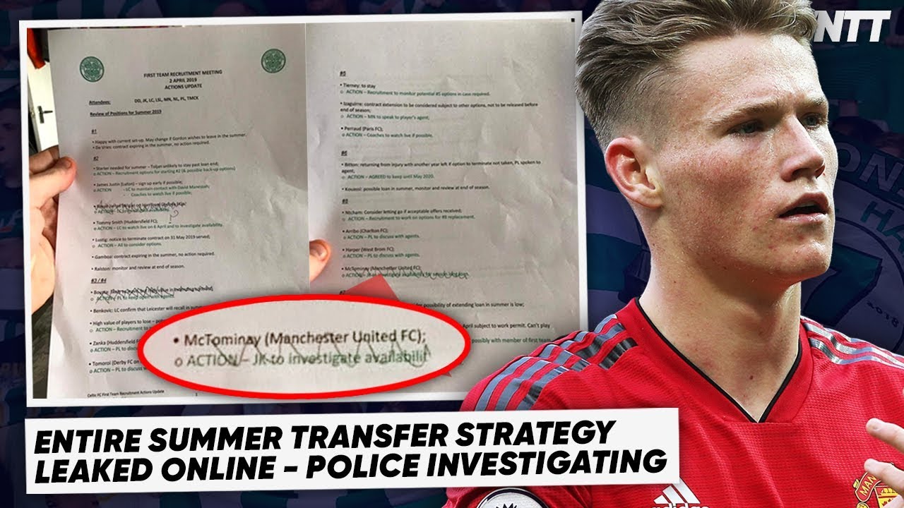 MAJOR CLUB’S SUMMER TRANSFER PLANS REVEALED (LEAKED DOCUMENT) | #WNTT manchester united transfer news