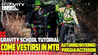 Come vestirsi in MTB - Tutorial su abbigliamento autunno/inverno/pioggia/zaino/marsupio  e borse - YouTube