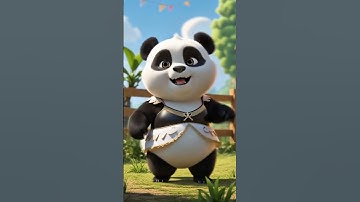 Panda Dance #cute #dancing #trending #funny #dudidudidam #panda #dance #cartoon #short video
