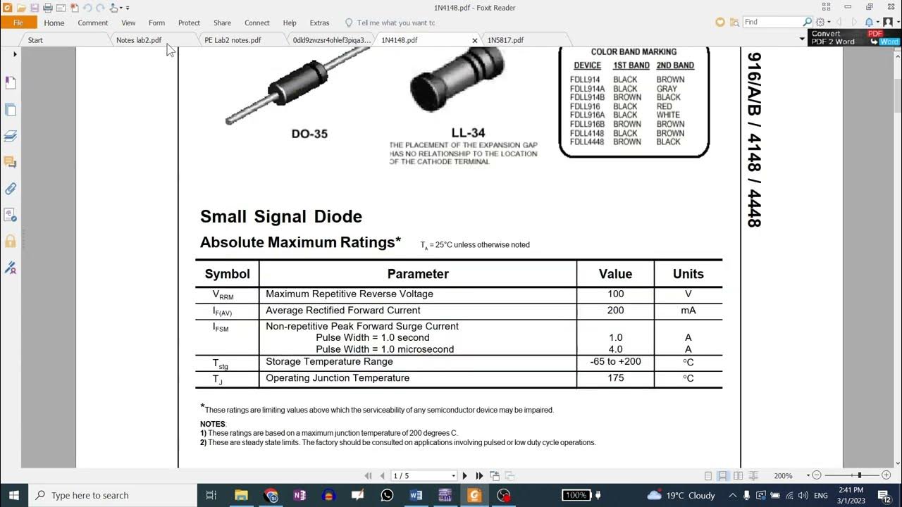 2e general purpose vs fast switching vs Schottky Barrier Diodes in