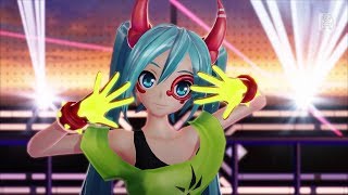 Video thumbnail of "【1080p 60fps Full(Compilation)】 Satisfaction [English Subtitles] 【Hatsune Miku: Project DIVA X】"