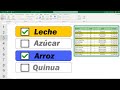 CheckBox con formato condicional en Excel ( Control de formulario: casillas)