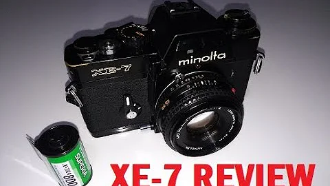 Minolta XE7 review and test.