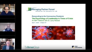 MPF Webinar - "The Psychology of Leadership in Times of Crisis"