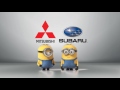 Mitsubishi vs Subaru Minions Edition