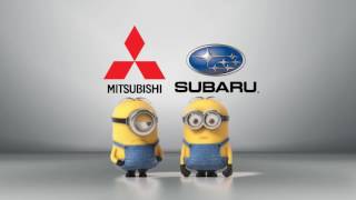 Mitsubishi vs Subaru Minions Edition