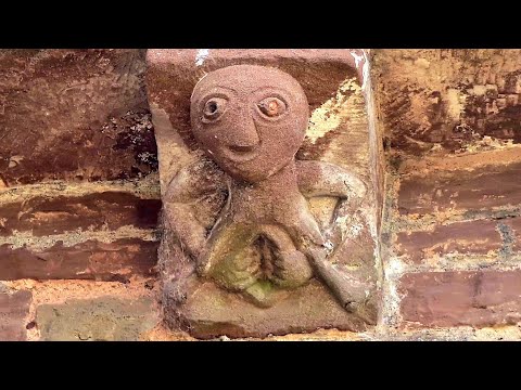 SHEELA NA GIG & HER GROTESQUE FRIENDS (c.1140) #SheelaNaGig #Sheela_Na_Gig #Architecture #Kilpeck