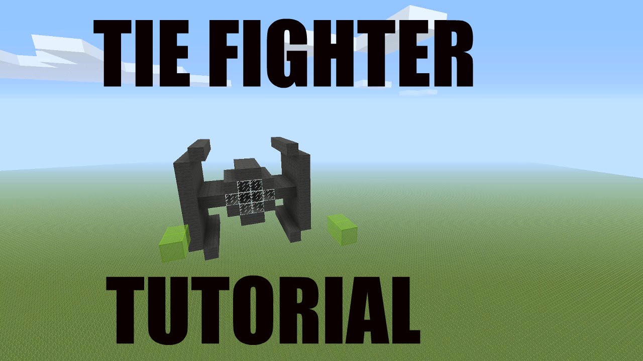 Minecraft Tie Fighter Tutorial - YouTube