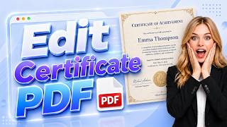 I Found the Easiest Way to Edit Certificates! Almost Feels Like Editing a Word Document (Free)