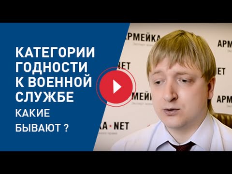 Категории годности к военной службе. Какие бывают