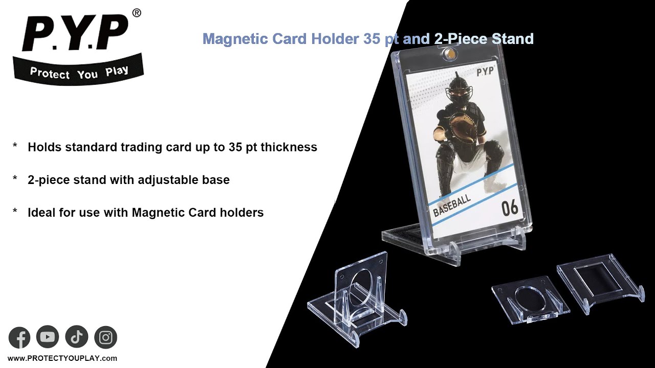 Card Holder 35 pt and 2Piece Stand YouTube