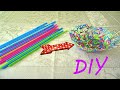 DIY \ 2 КЛАССНЫЕ ИДЕИ ИЗ КОКТЕЙЛЬНЫХ ТРУБОЧЕК \ ДЕКОР \ 2 ideas from cocktail tubes #KREATIVnenkoTV