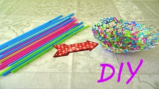 DIY \ 2 КЛАССНЫЕ ИДЕИ ИЗ КОКТЕЙЛЬНЫХ ТРУБОЧЕК \ ДЕКОР \ 2 ideas from cocktail tubes #KREATIVnenkoTV