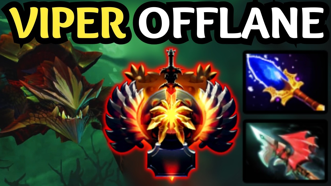 🔥 NEW Offlane Meta? Viper TEARS Through Safelane! 🔥 Dota 2 Offlane