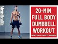 20minute full body workout dumbbell only  mens health uk
