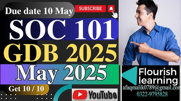 SOC 101 GDB Solution 2025/ SOC101 GDB 2025 /SOC101 GDB Solution Spring 2025/SOC101 GDB 2025 Solution