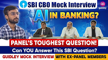 SBI CBO Mock Interview 2025 | SBI CBO Interview AI in Banking Question Answered | SBI CBO Interview
