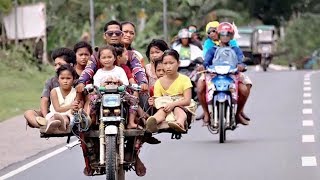 Taksi Sepeda Motor Yang Luar Biasa Di Filipina