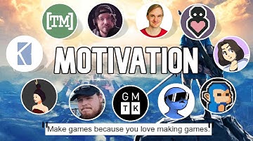 I asked these youtube game devs what keeps them motivated - Dani, Jonas, Michael Kocha, GMTK & More
