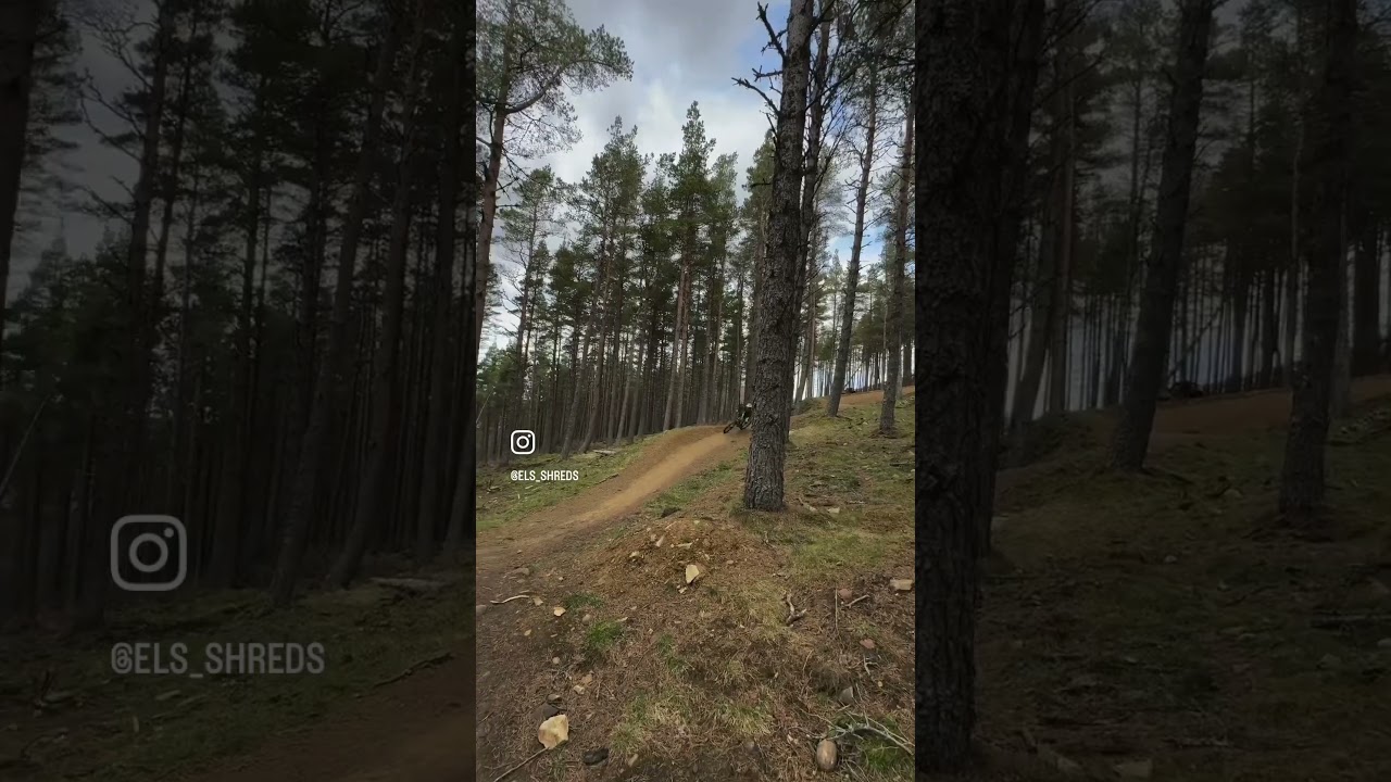 Kieran’s Line Glenlivet ✔️ - 12 year old girl #mtb #glenlivet #kieransline #mtbjumps