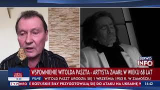 Witold Paszt nie żyje. Piosenkarz, założyciel zespołu VOX, zmarł w wieku 68 lat