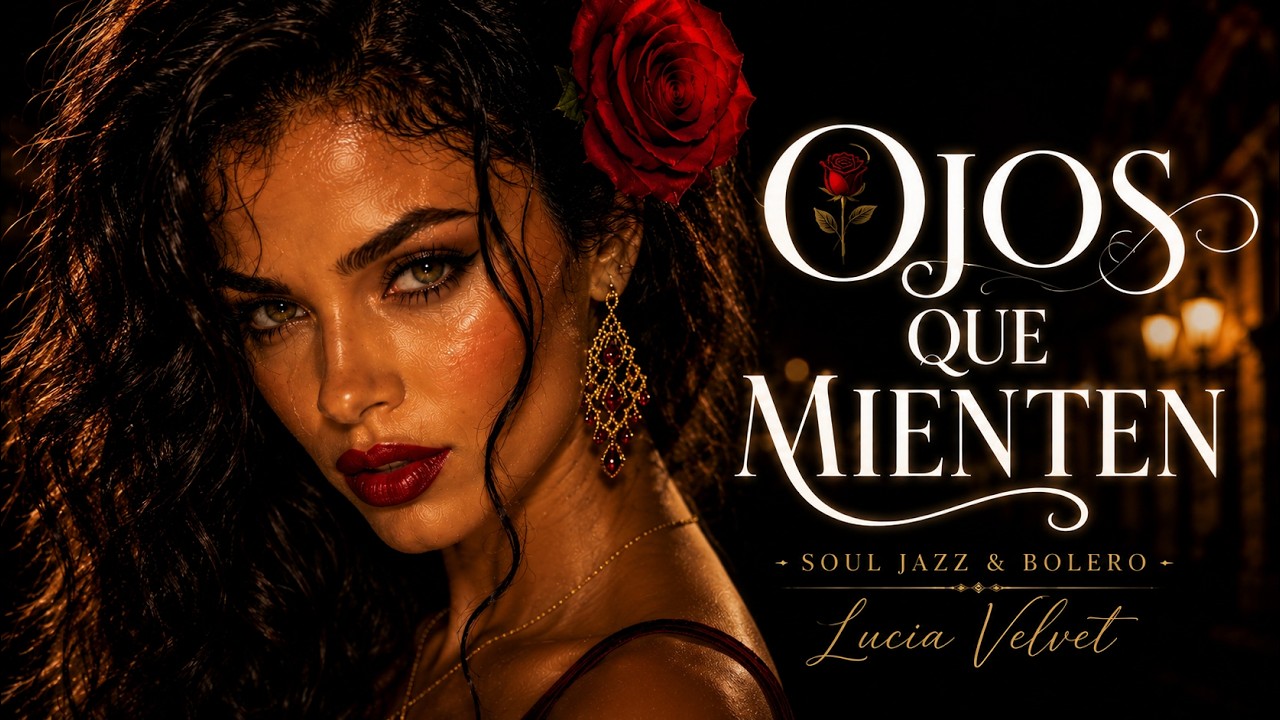 OJOS QUE MIENTEN | Latin Soul Jazz & Bolero | Lucia Velvet