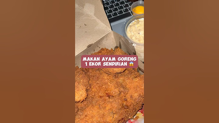 MAKAN AYAM GORENG 1 EKOR GEDE BANGET 😱 #mukbang #ayamgoreng #makananindonesia
