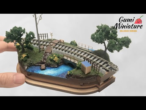 Nゲージ 小学校ミニジオラマ（自作） KATO Mini Diorama Kit Diorama-kun / N-gauge model railway