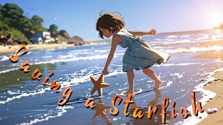 Rescue at the Beach: Ella's Starfish Adventure | Flux Ai | anime vanguards screenshot 2