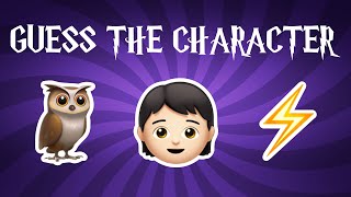 Guess The Harry Potter Characters By Emoji? | Harry Potter Quiz ⚡