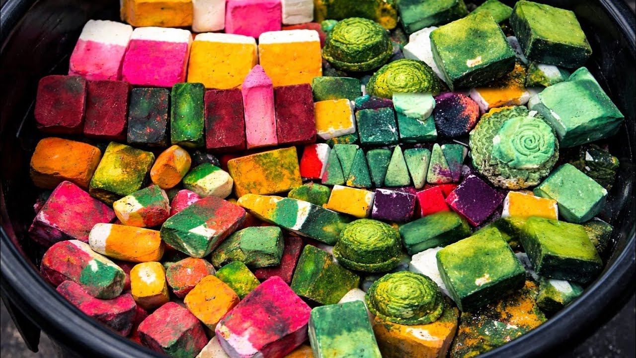 Soft dyed gym chalk asmr edit crush by 