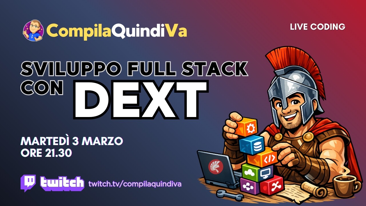 Sviluppo full stack moderno con Dext in Delphi (Live Coding)