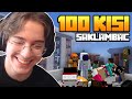 Minecraftta Ama 100 Kişiyle Şehirde Saklambaç