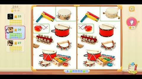 5 Differences Online Game level 244