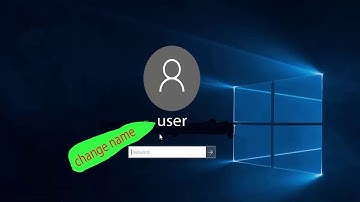 how to change user name windows 10