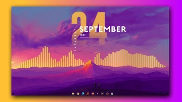 How To Make Your Desktop Look Cool and Awesome Customize Windows 10 Rainmeter Skins #24