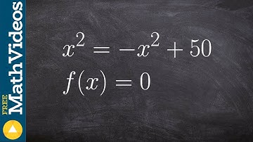 Find the solutions of the trinomial when it is not solved for zero