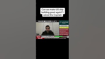 Can we make US ship building great again? I asked the Captain #ship #shipsact #shipbuilding