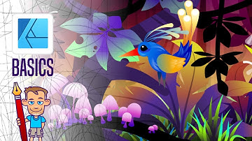 Affinity Designer - Timelapse - Working with lines and Pressure Curves - Jungle Illustration