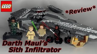 Lego Star Wars Darth Maul’s Sith Infiltrator Set 75383 Review