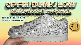 UNBOXING NIKE X CPFM DUNK LOW - 3.000€ ON STOCKX BEST BATCH OUT THERE ALL WHITE SWAROVSKI CRYSTALS