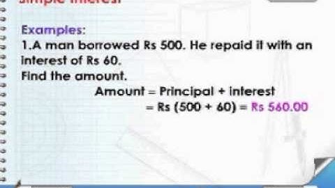 Learn Maths - Class 5 - Simple Interest - Part 2
